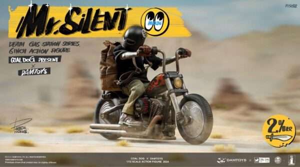 [DAM-PES038] 1/12 Mr. Silent Deluxe Edition & Bike - Image 11