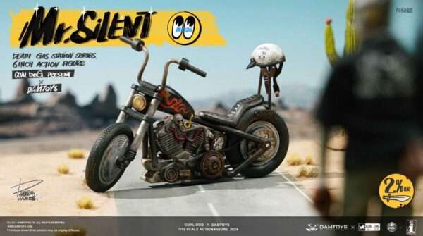 [DAM-PES038] 1/12 Mr. Silent Deluxe Edition & Bike - Image 15
