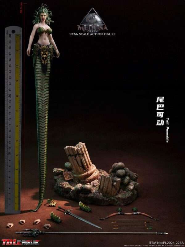 [PL-2024-227A] 1/12 Medusa-Green with Tail