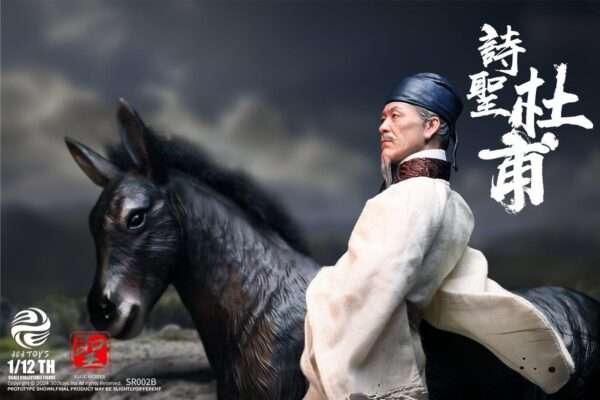 [303T-SR002B] 1/12 DU FU, THE POET SAGE RESIDING IN CAPITAL ON A DONKEY - Image 3