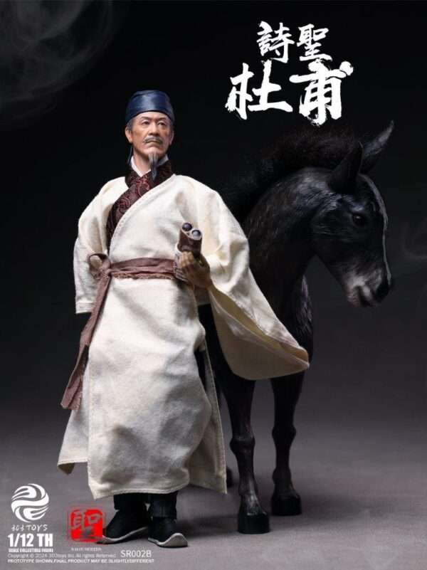 [303T-SR002B] 1/12 DU FU, THE POET SAGE RESIDING IN CAPITAL ON A DONKEY - Image 7