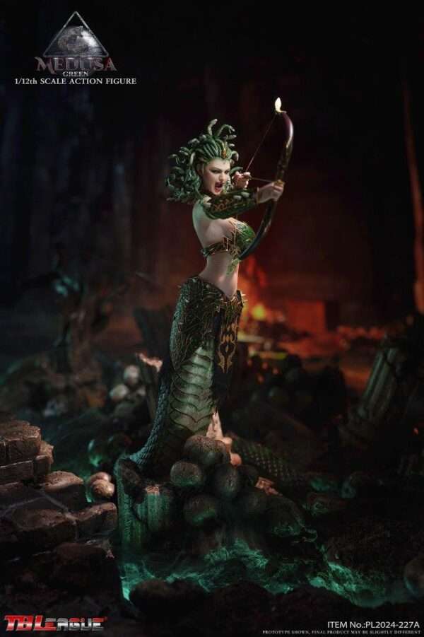 [PL-2024-227A] 1/12 Medusa-Green with Tail - Image 2