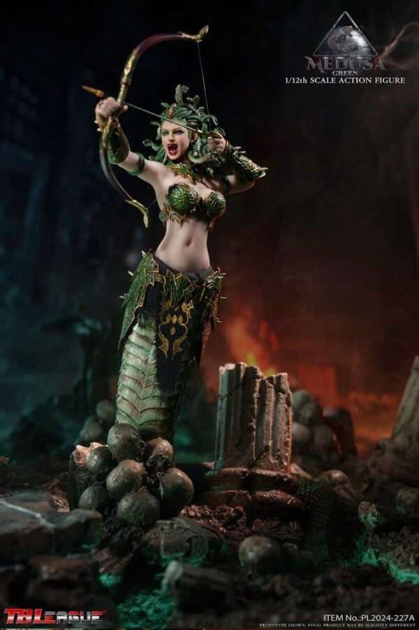 [PL-2024-227A] 1/12 Medusa-Green with Tail - Image 4
