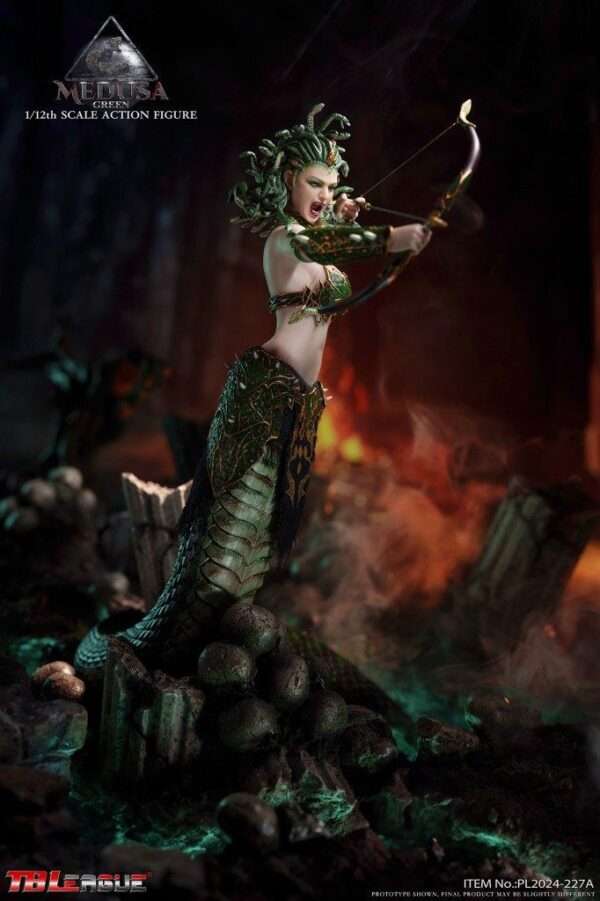 [PL-2024-227A] 1/12 Medusa-Green with Tail - Image 5