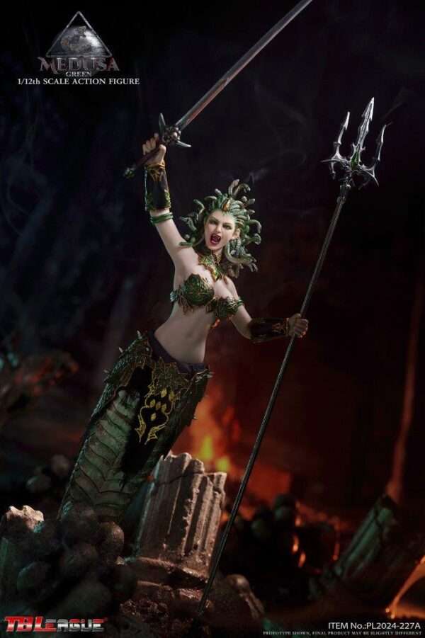 [PL-2024-227A] 1/12 Medusa-Green with Tail - Image 6