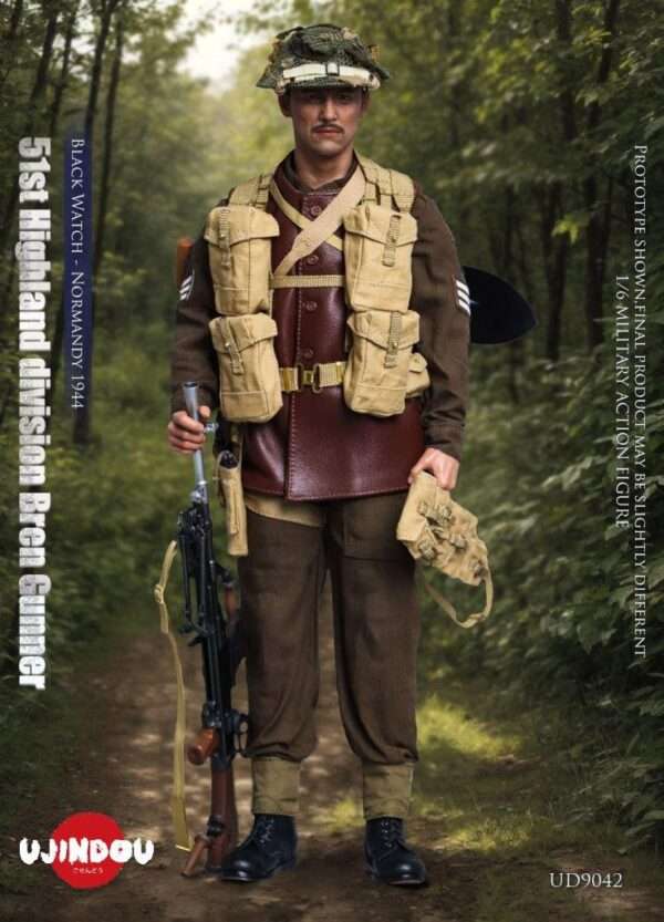 [UD-9042] 51st Highland division Bren Gunner, Black Watch - Normandy 1944 - Image 2