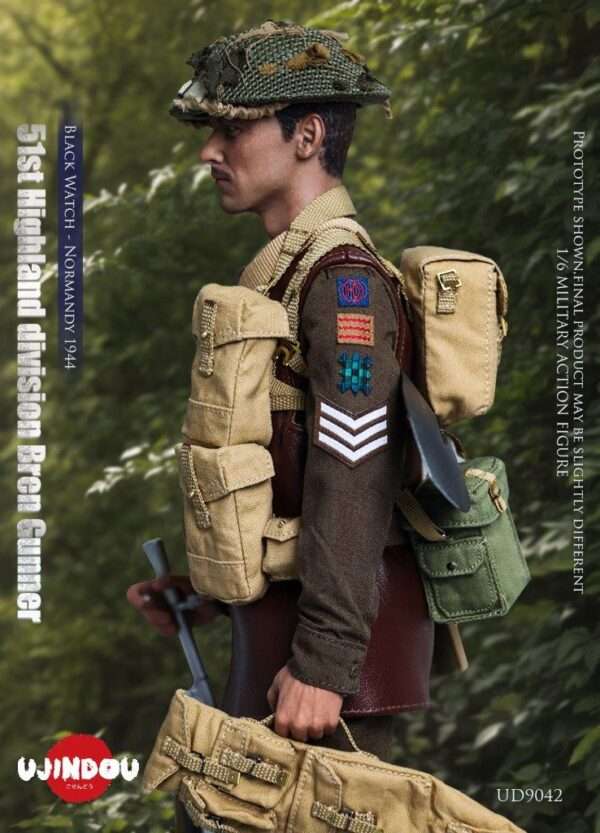 [UD-9042] 51st Highland division Bren Gunner, Black Watch - Normandy 1944 - Image 12