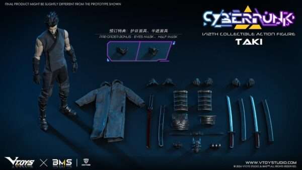 [VSD-0010] 1:12 Cyberpunk Samurai Taki