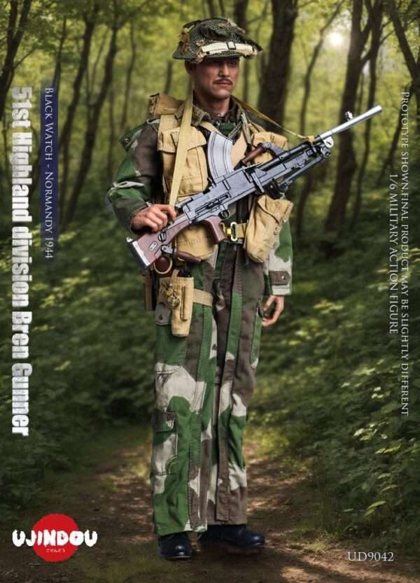 [UD-9042] 51st Highland division Bren Gunner, Black Watch - Normandy 1944 - Image 3