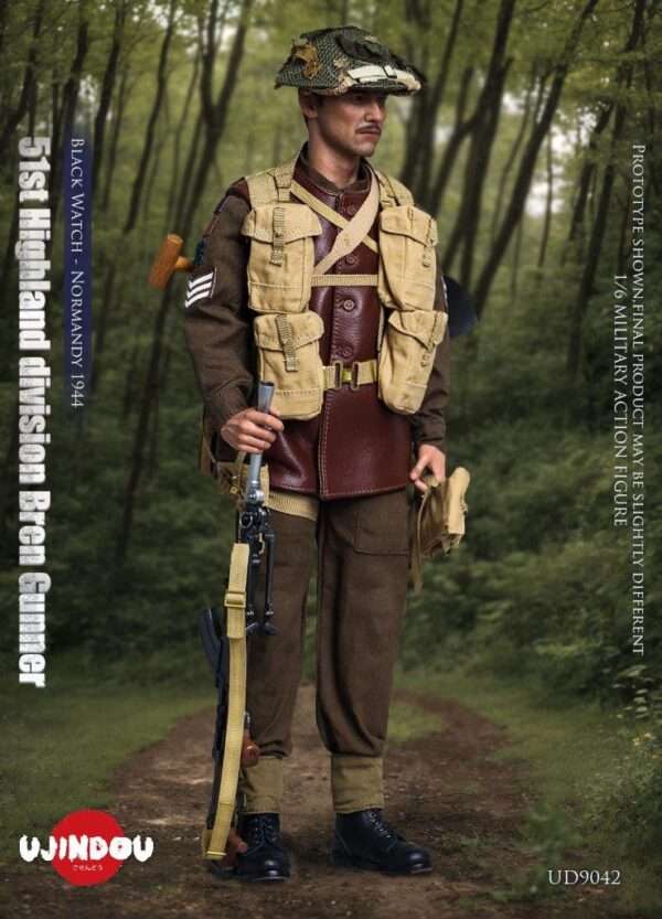 [UD-9042] 51st Highland division Bren Gunner, Black Watch - Normandy 1944 - Image 5