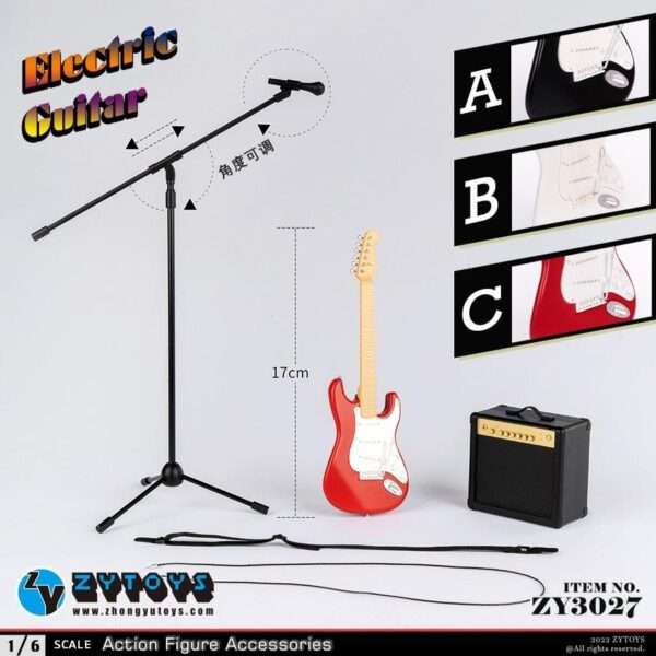 [ZY-3027] Electric Guitar & Microphone