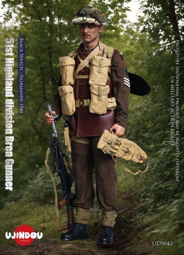 [UD-9042] 51st Highland division Bren Gunner, Black Watch - Normandy 1944 - Image 7