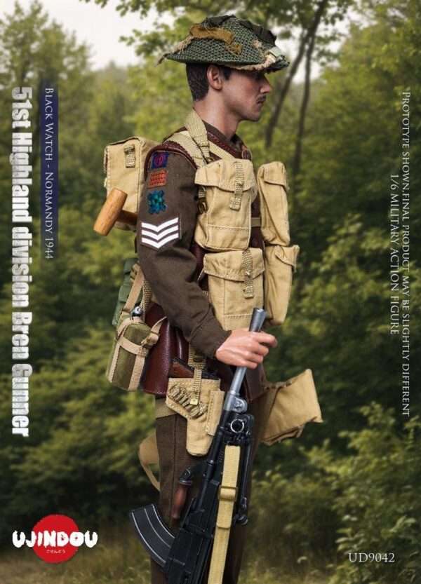 [UD-9042] 51st Highland division Bren Gunner, Black Watch - Normandy 1944 - Image 11