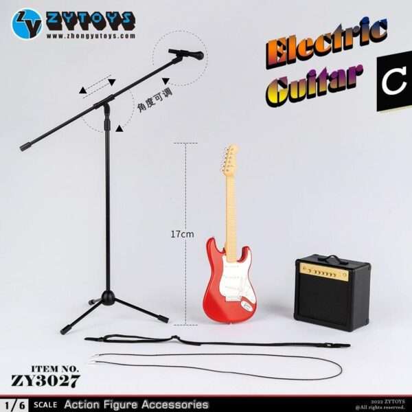[ZY-3027] Electric Guitar & Microphone - Image 6