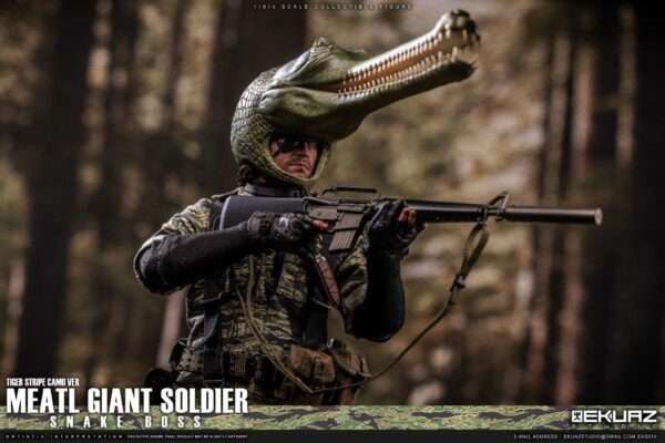 [EKS-010] MEATL GIANT SOLDIER SNAKE BOSS TIGER STRIPE CAMO VER - Image 12