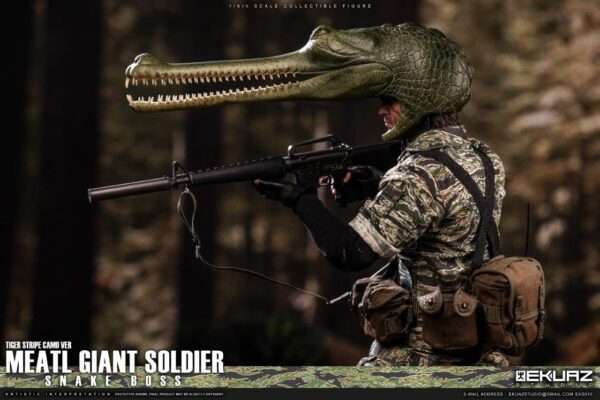 [EKS-010] MEATL GIANT SOLDIER SNAKE BOSS TIGER STRIPE CAMO VER - Image 14