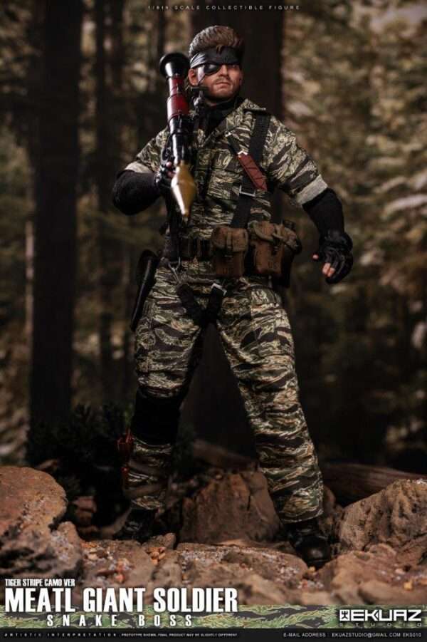 [EKS-010] MEATL GIANT SOLDIER SNAKE BOSS TIGER STRIPE CAMO VER - Image 18