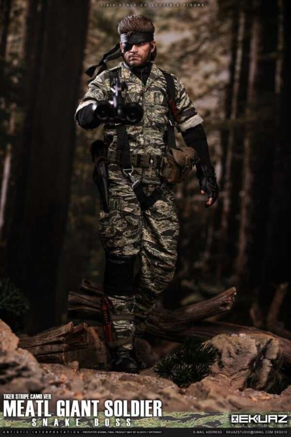 [EKS-010] MEATL GIANT SOLDIER SNAKE BOSS TIGER STRIPE CAMO VER - Image 20