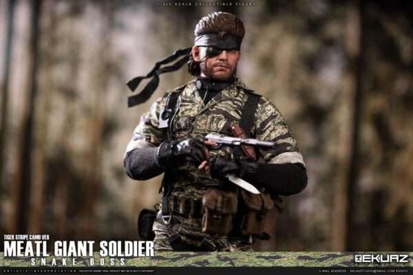 [EKS-010] MEATL GIANT SOLDIER SNAKE BOSS TIGER STRIPE CAMO VER - Image 4