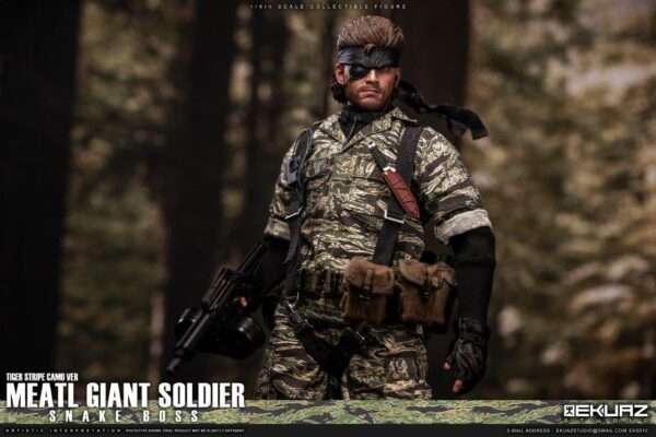 [EKS-010] MEATL GIANT SOLDIER SNAKE BOSS TIGER STRIPE CAMO VER - Image 23