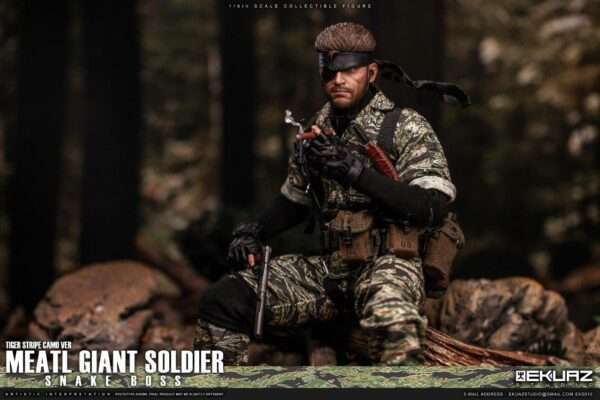 [EKS-010] MEATL GIANT SOLDIER SNAKE BOSS TIGER STRIPE CAMO VER - Image 26
