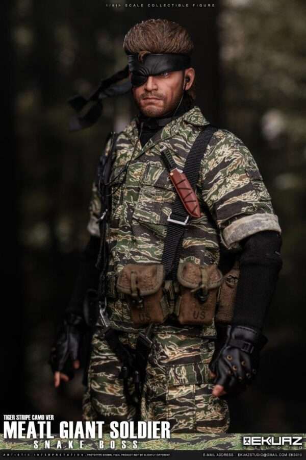 [EKS-010] MEATL GIANT SOLDIER SNAKE BOSS TIGER STRIPE CAMO VER - Image 28