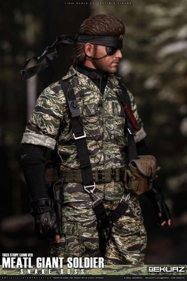 [EKS-010] MEATL GIANT SOLDIER SNAKE BOSS TIGER STRIPE CAMO VER - Image 30