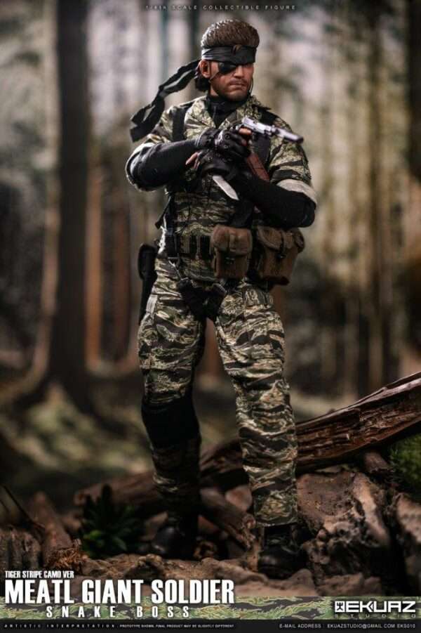 [EKS-010] MEATL GIANT SOLDIER SNAKE BOSS TIGER STRIPE CAMO VER - Image 5