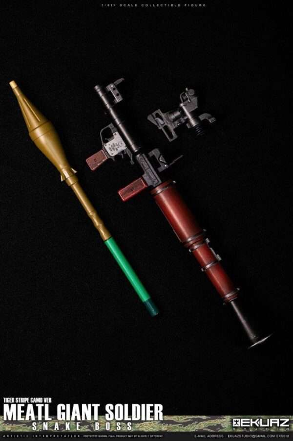 [EKS-010] MEATL GIANT SOLDIER SNAKE BOSS TIGER STRIPE CAMO VER - Image 43