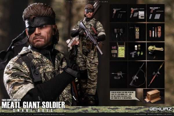 [EKS-010] MEATL GIANT SOLDIER SNAKE BOSS TIGER STRIPE CAMO VER