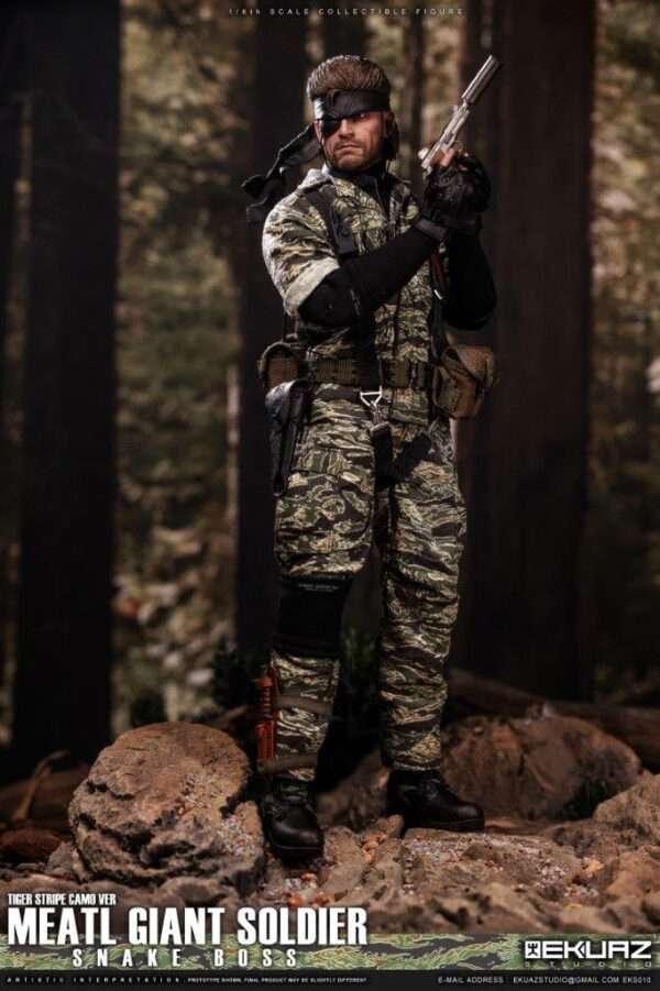 [EKS-010] MEATL GIANT SOLDIER SNAKE BOSS TIGER STRIPE CAMO VER - Image 8