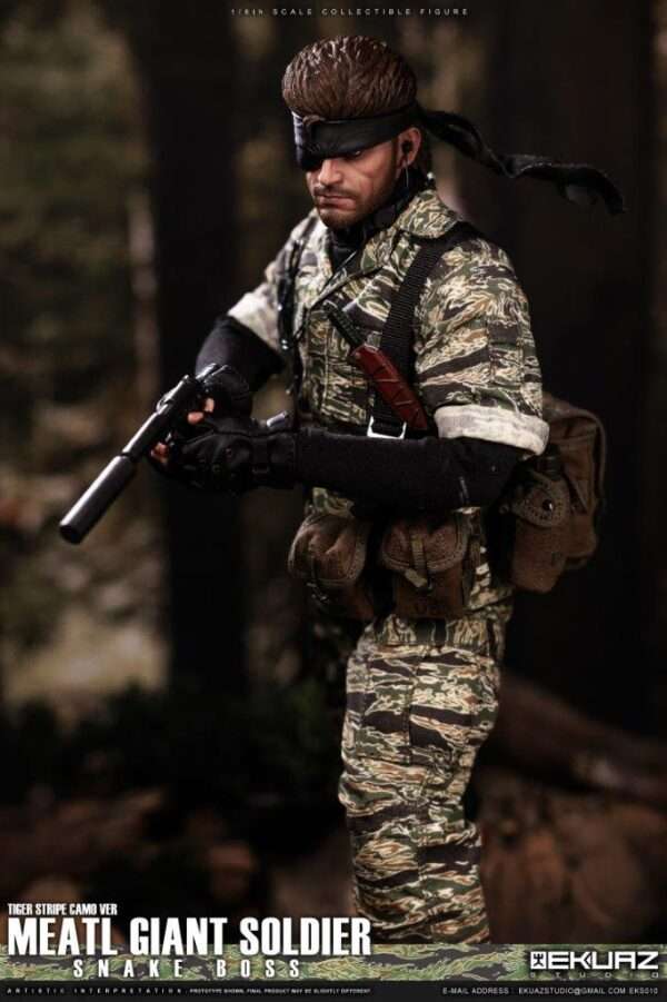 [EKS-010] MEATL GIANT SOLDIER SNAKE BOSS TIGER STRIPE CAMO VER - Image 10