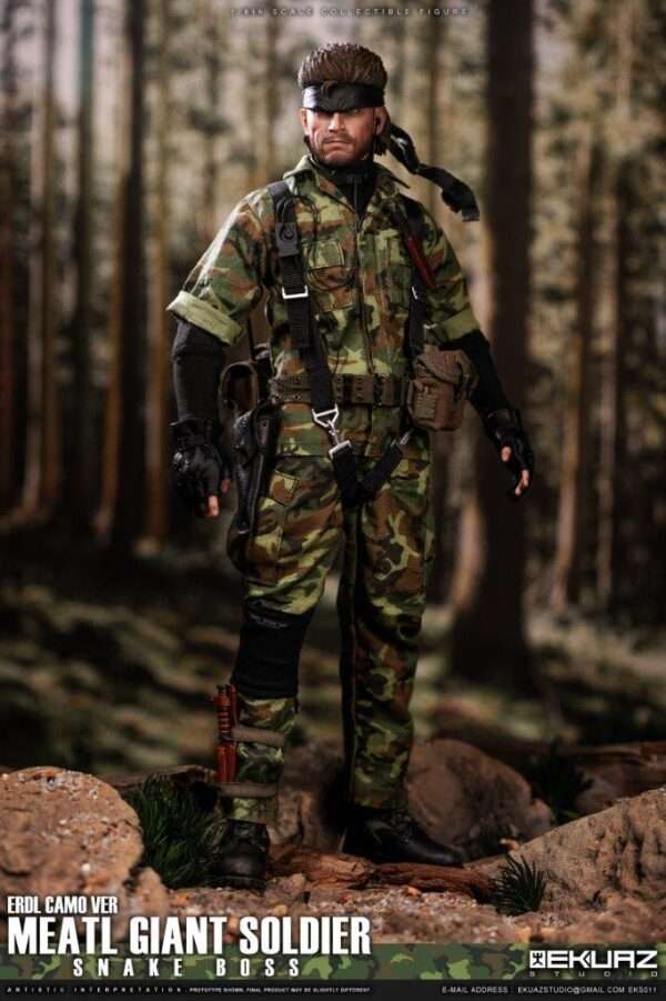 [EKS-011] MEATL GIANT SOLDIER SNAKE BOSS ERDL CAMO VER - Image 3