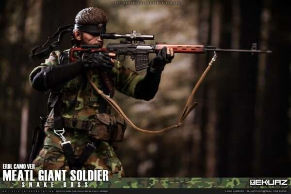 [EKS-011] MEATL GIANT SOLDIER SNAKE BOSS ERDL CAMO VER - Image 12