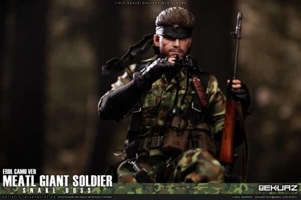 [EKS-011] MEATL GIANT SOLDIER SNAKE BOSS ERDL CAMO VER - Image 15