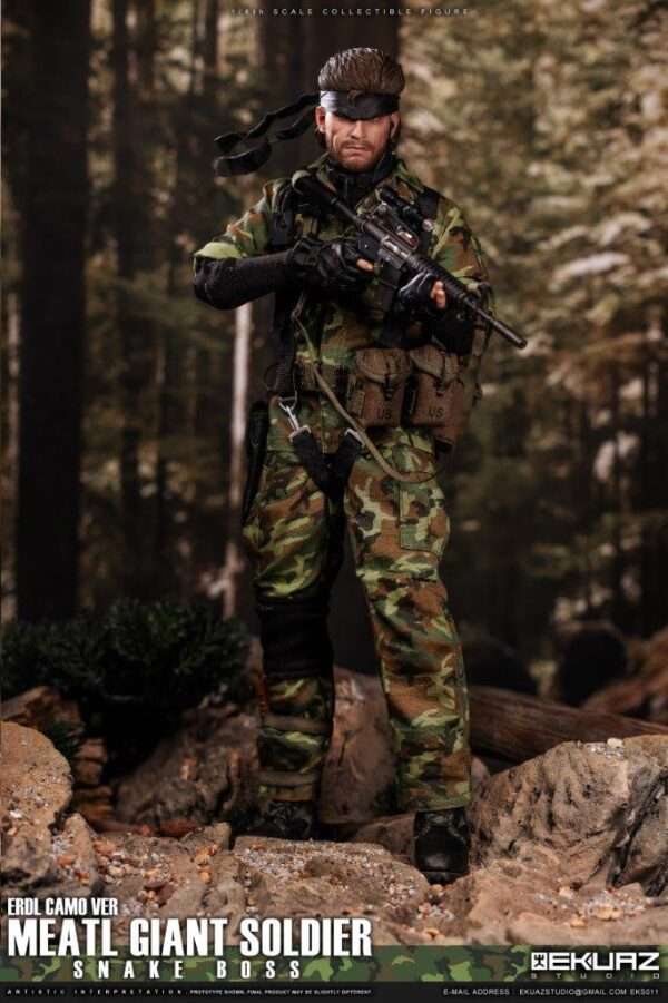 [EKS-011] MEATL GIANT SOLDIER SNAKE BOSS ERDL CAMO VER - Image 16