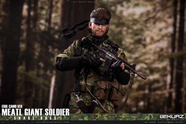 [EKS-011] MEATL GIANT SOLDIER SNAKE BOSS ERDL CAMO VER - Image 17