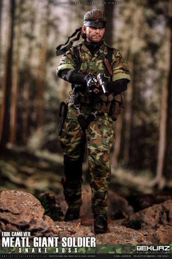 [EKS-011] MEATL GIANT SOLDIER SNAKE BOSS ERDL CAMO VER - Image 4