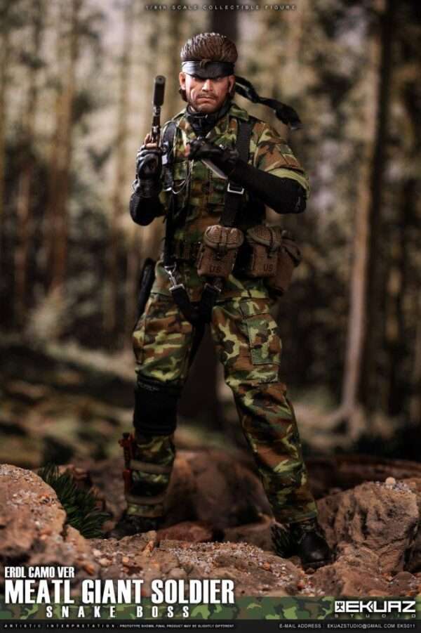 [EKS-011] MEATL GIANT SOLDIER SNAKE BOSS ERDL CAMO VER - Image 6