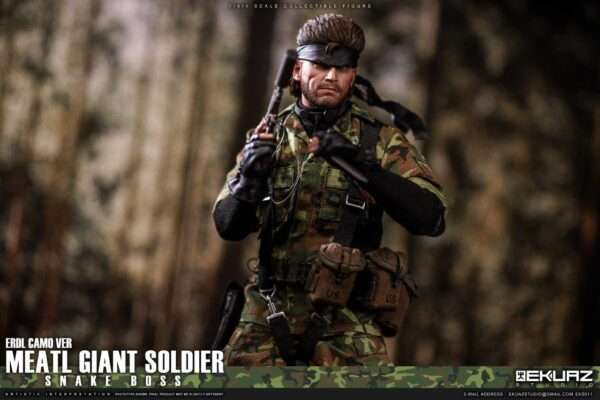[EKS-011] MEATL GIANT SOLDIER SNAKE BOSS ERDL CAMO VER - Image 7