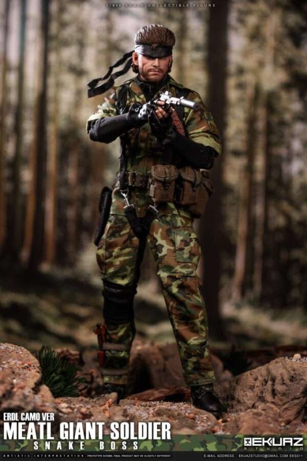 [EKS-011] MEATL GIANT SOLDIER SNAKE BOSS ERDL CAMO VER - Image 8