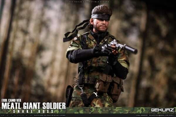 [EKS-011] MEATL GIANT SOLDIER SNAKE BOSS ERDL CAMO VER - Image 9