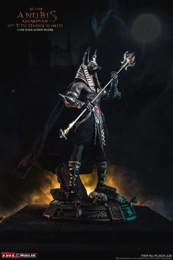 [PL-2024-228] 1/12 Anubis Guardian of The Underworld- Silver - Image 3
