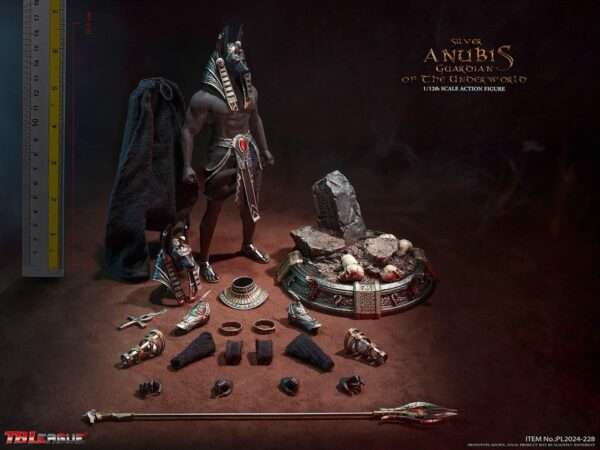 [PL-2024-228] 1/12 Anubis Guardian of The Underworld- Silver