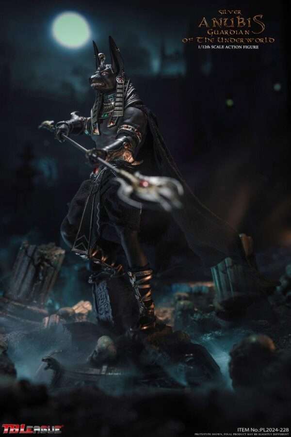 [PL-2024-228] 1/12 Anubis Guardian of The Underworld- Silver - Image 6
