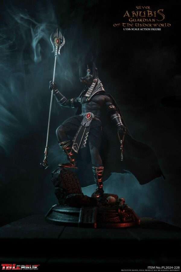 [PL-2024-228] 1/12 Anubis Guardian of The Underworld- Silver - Image 9