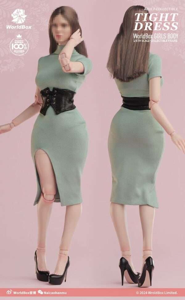 [WB-CA016] Leather Corset & Bodycon Skirt Set - Image 6