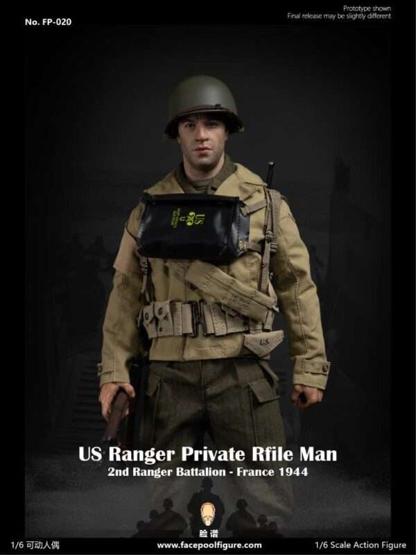 [FP-020] WWII US Ranger Private Rifle Man France 1944 - Image 3