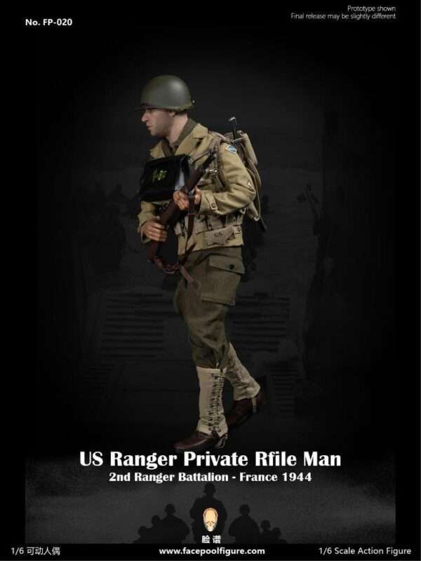 [FP-020] WWII US Ranger Private Rifle Man France 1944 - Image 5