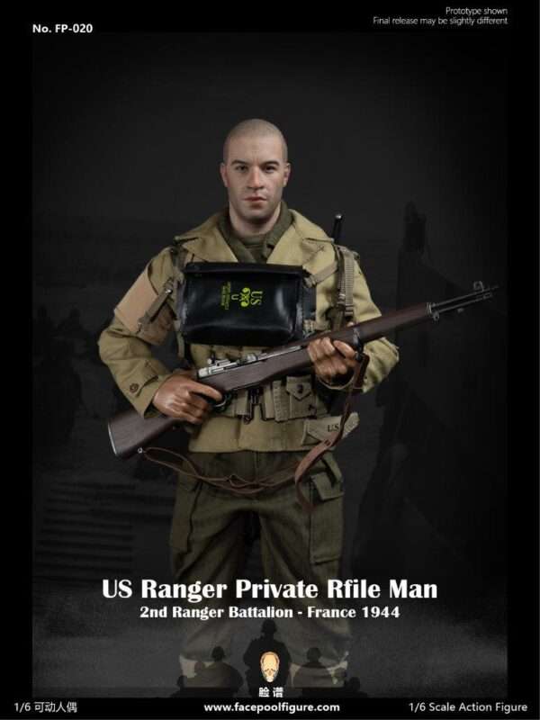 [FP-020] WWII US Ranger Private Rifle Man France 1944 - Image 6